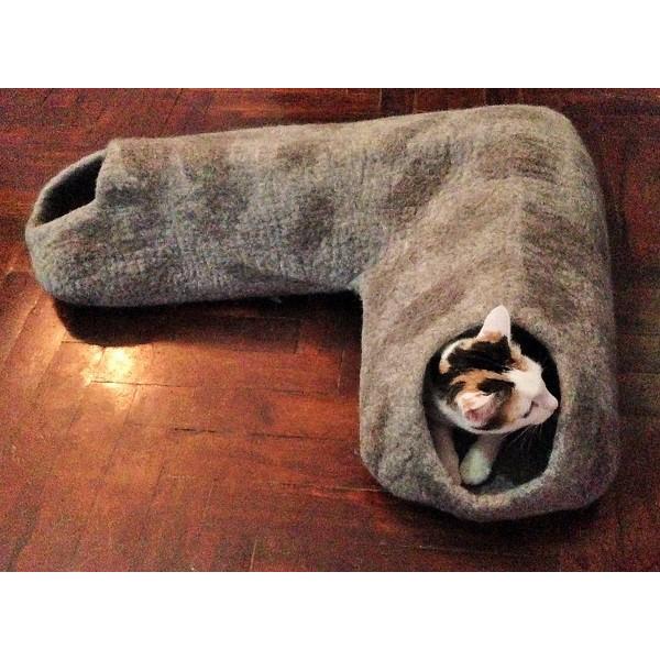 ねこ　フェルトトンネル　　 | 