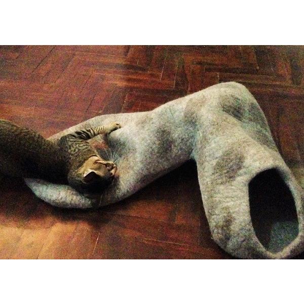 ねこ　フェルトトンネル　　 |  | 05