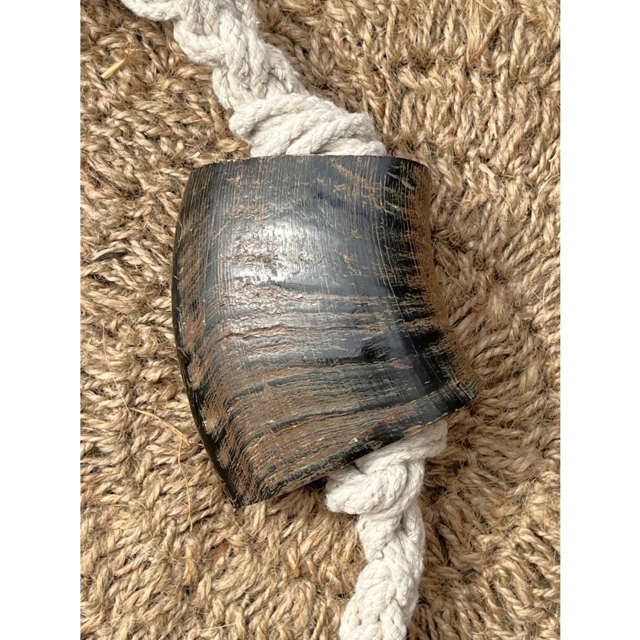 犬用　100%天然素材コットン&ホーン付きロープ　おもちゃ　オーガニック　デンタルケア　ドッグトイ　犬用　 |  | 03