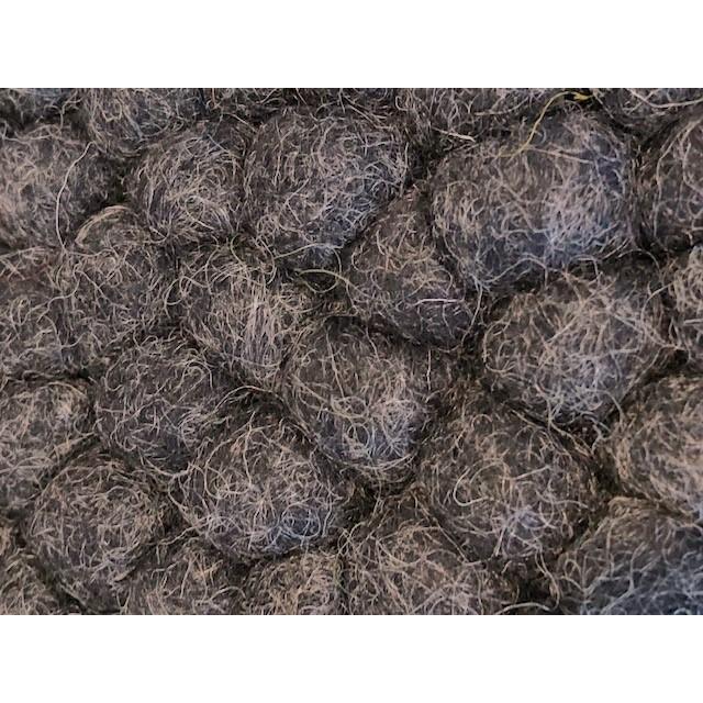 フェルトボールコースター ラウンド　ダークグレー |  | 01