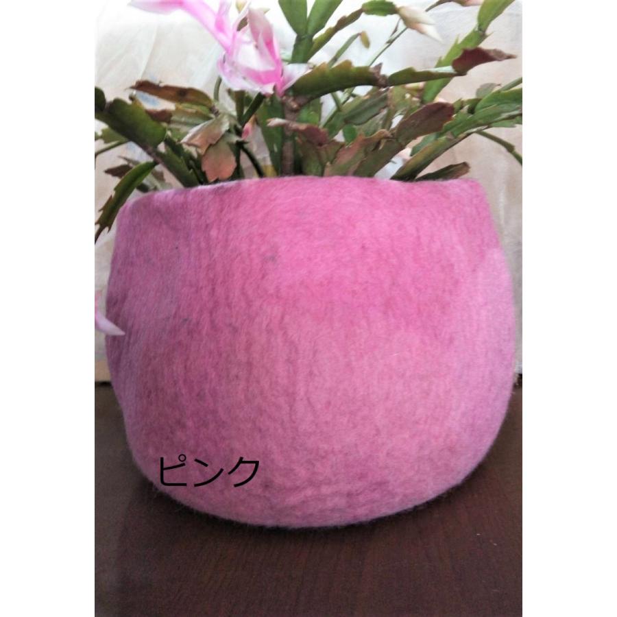 フェルト　植木鉢カバー　フラワーポットカバー　無地 |  | 05