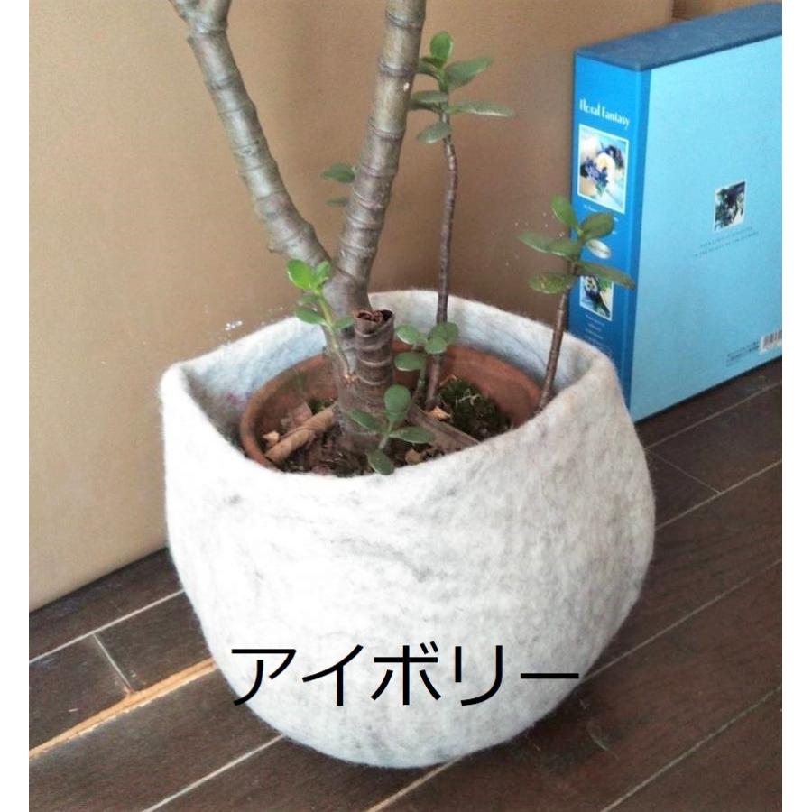 フェルト　植木鉢カバー　フラワーポットカバー　ツリー |  | 01