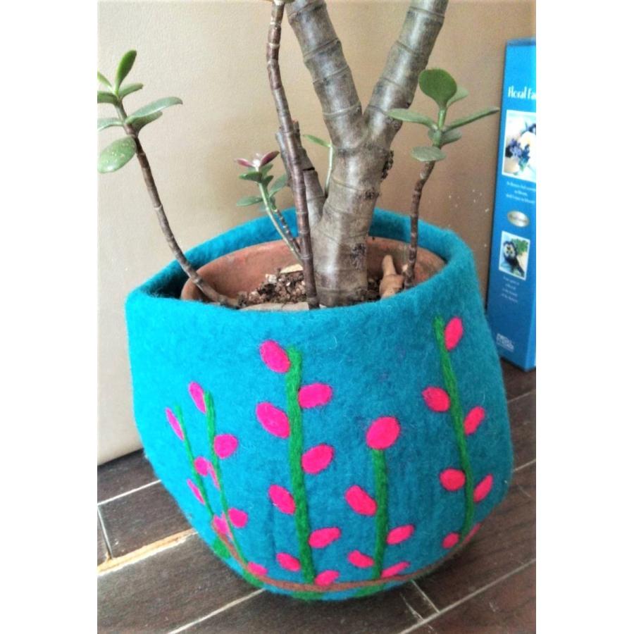 フェルト　植木鉢カバー　フラワーポットカバー　ツリー |  | 05