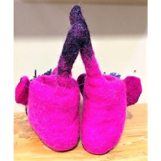 ベビー　フェルトルームシューズ　ロバ　ピンク　 |  | 02