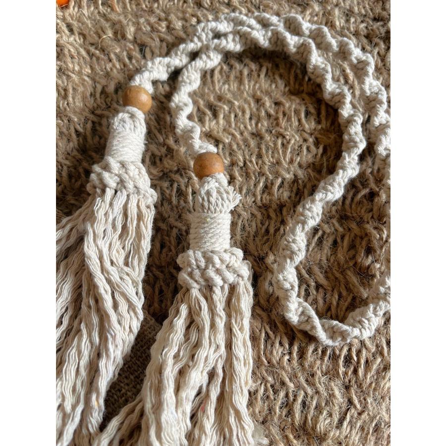 カーテンホルダー　タッセル　カーテン留め　100％コットン　ロープ　1個売り |  | 03