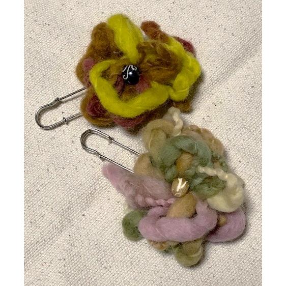 フラワー　ショールピン　ブローチ | 