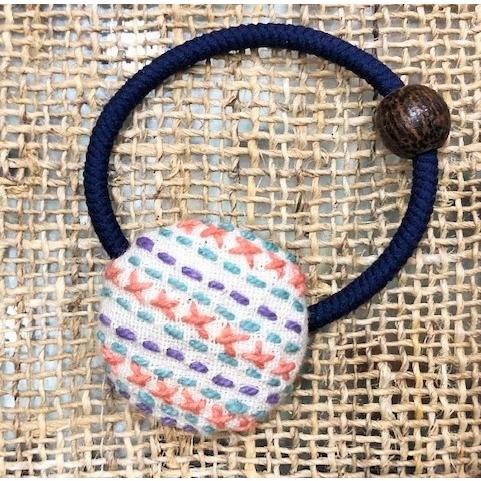 カラフル刺繍　ヘアゴム | 