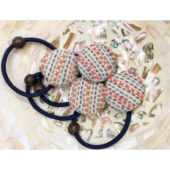 カラフル刺繍　ヘアゴム |  | 01