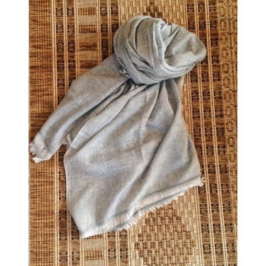 カシミアストール　ナチュラルグレー | 