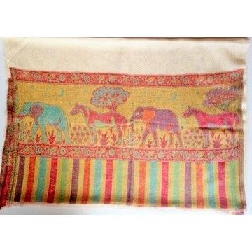 100％カシミアストール　ゾウとうま |  | 03