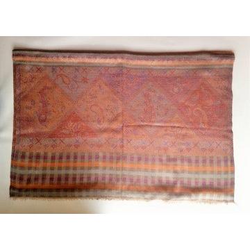 100％カシミアストール　ペイズリー　ブラウン |  | 01