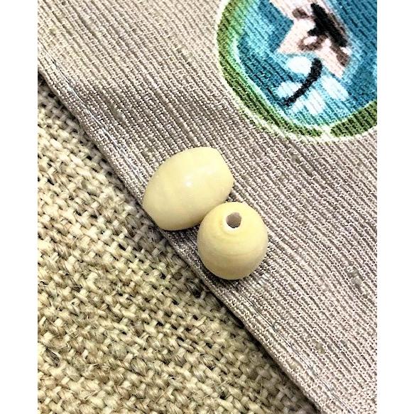 ベージュ OVAL ガラスビーズ  12個入り 12mm |  | 02