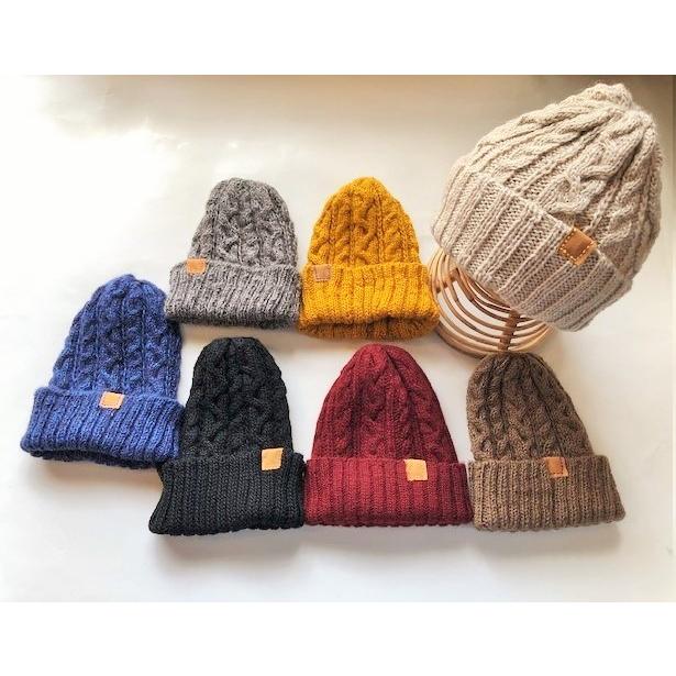 ウール　ニットキャップ　ビーニー | 