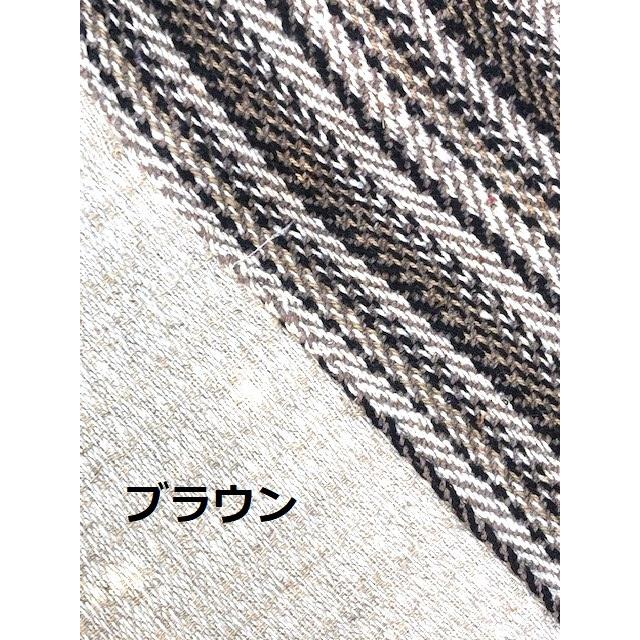 100%リネン トートバッグ　ブラウン/ブラック 　 |  | 02