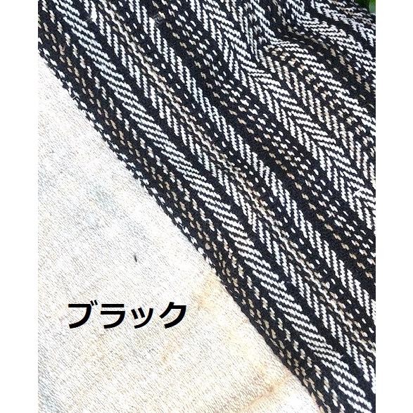 100%リネン トートバッグ　ブラウン/ブラック 　 |  | 03