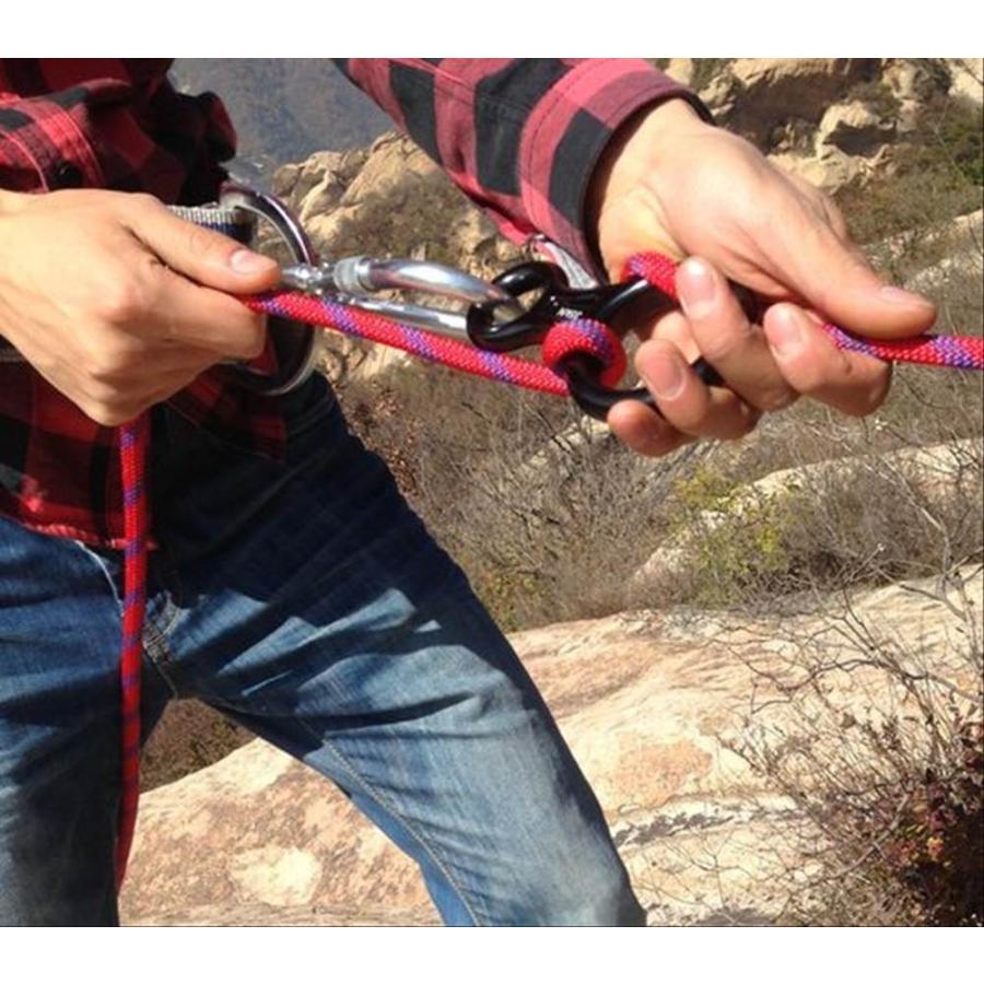 クライミング ロープ 8mm 10m ザイル ガイ 登山 キャンプ アウトドア