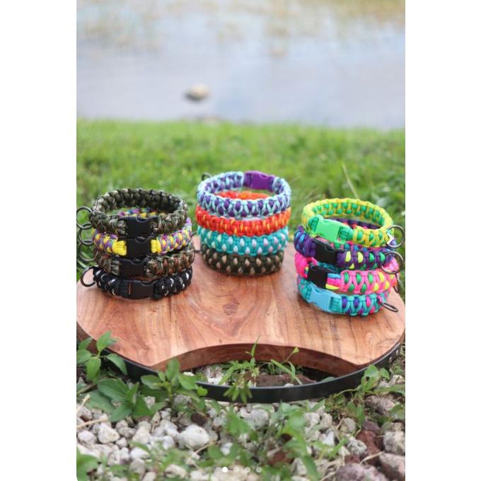 パラコード 2mm 30m カラフル ひも テント ロープ 耐荷重 90kg キャンプ アウトドア サバイバル キーホルダー ブレスレット 首輪 などに |  | 92