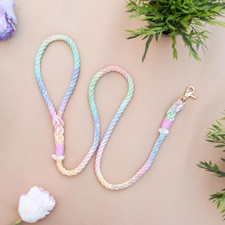 虹色 七色 レインボー パラコード 4mm 15m カラフル ひも テント