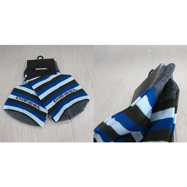 ディーゼル Diesel メンズ ソックス 靴下 レギュラーソックス S6uo 0tanq 02 ブルー 青 サイズ M Key 056 063 Madoricci 通販 Yahoo ショッピング