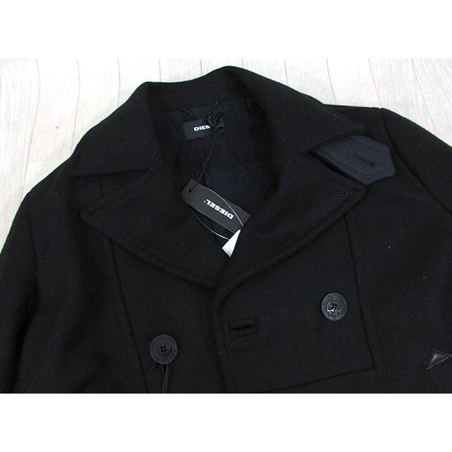ディーゼル DIESEL メンズ コート ピーコート ジャケット Pコート W-BANFF / 900 / ブラック 黒 サイズ：M〜XXL