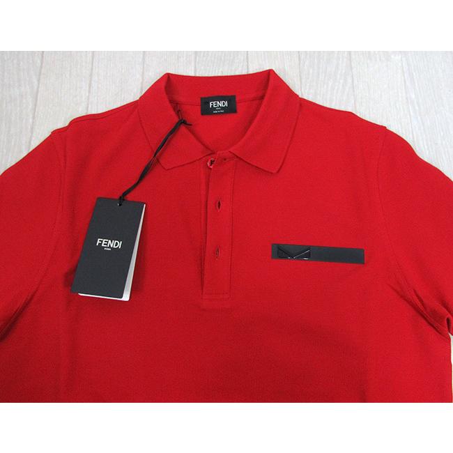 フェンディ FENDI メンズ ポロシャツ 半袖 POLO BUGS EYES PIQUET
