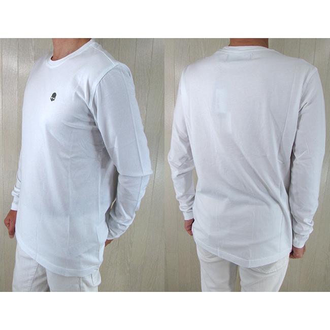 ハイドロゲン HYDROGEN メンズ Tシャツ 長袖 カットソー 284604/001/ ホワイト 白 サイズ：S/M/L/XL/XXL