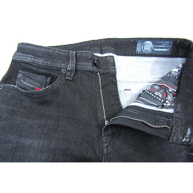 ディーゼル DIESEL メンズ ジーンズパンツ ブラック 黒デニム デニム ...