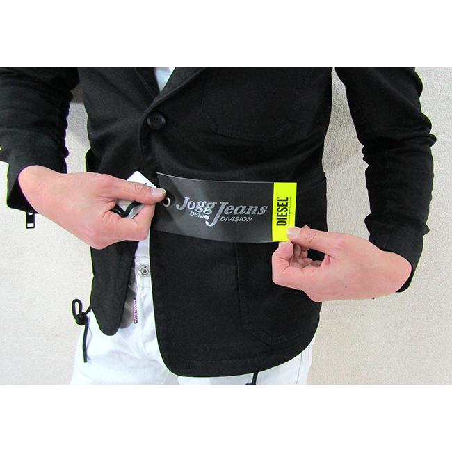 ディーゼル DIESEL メンズ ジャケット テーラードジャケット ジョグデニム D-GYACK-NE 069MV/02/ ブラック 黒 サイズ:XS :key-20220127-260-261:madoricci 通販 DIESEL(ディーゼル) テーラードジャケット (M)