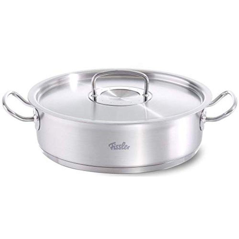 84 3 プロコレクション ガス火 Ih対応 28cm フィスラー 両手鍋 シャローパン シルバー ステンレス Fissler ドイツ製 Fimolux Com
