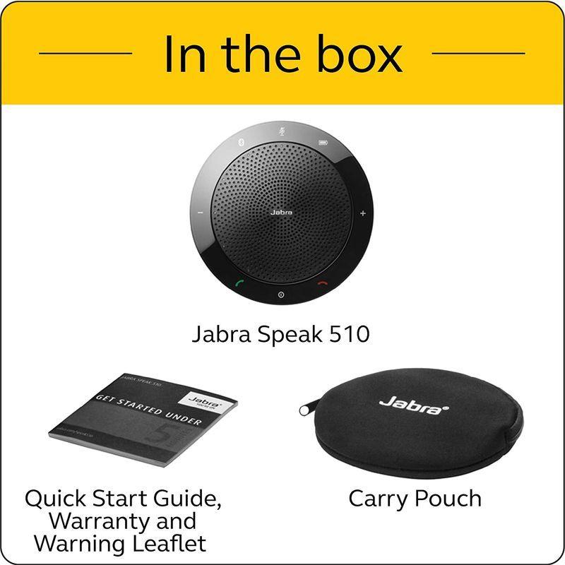 【タイムセール】 GNオーディオジャパン JABRA USB・Bluetooth接続対応 スピーカーフォン 「JABRA SPEAK 510 UC」 7510 【G2114822192】(11452円)