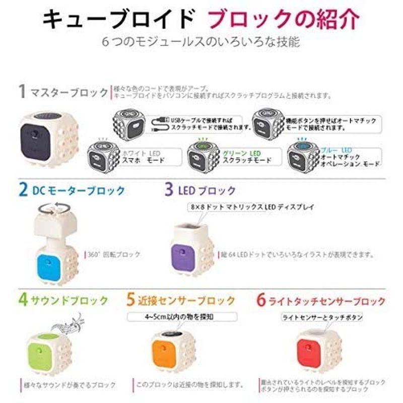 【希少】 CUBROID「キューブロイド」無線 プログラミング ブロック 想像力と創造力を育てる STEM STEAM 教材 教育 【1938053091】(10495円)