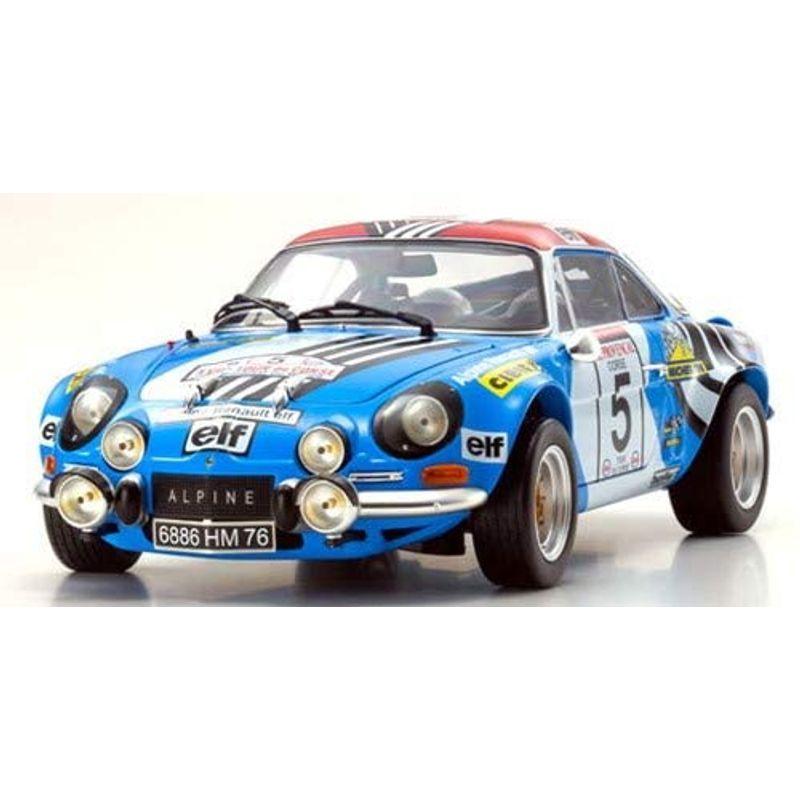 京商オリジナル 1/18 ルノー アルピーヌ A110 1973 ツール・ド・コルス #5 完成品 1/18 ルノー アルピーヌ A110 ツール ド コルス #5 完成品