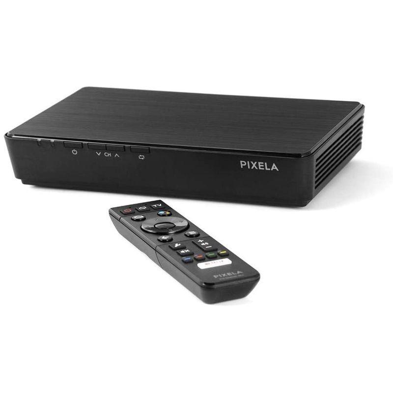 ピクセラ 4K Smart Tuner BS/CS 4K放送対応チューナー PIX-SMB400 mm 4K Smart Tuner BS/CS 4K放送対応チューナー PIX SMB400 Googleアシスタントにも対応し テレビの選局や音量調整なども音声で操作できます 約230