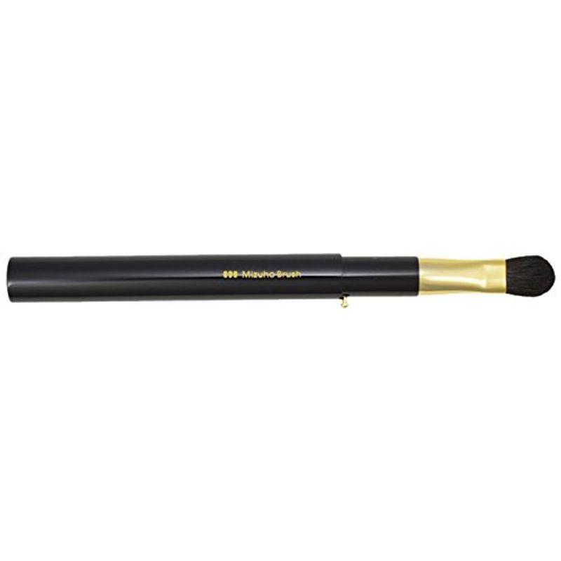 SALE/80%OFF】【SALE/80%OFF】熊野筆 Mizuho Brush スライド式アイシャドウブラシ 黒 メイクブラシ 熊野筆 Mizuho Brush アイブロウブラシ