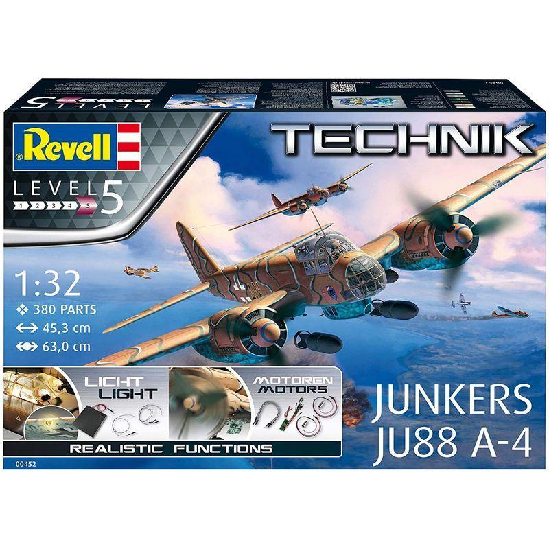 中古品 ドイツレベル 1/32 レベルテクニックシリーズ ユンカースJu88A-4 プラモデル 00452 【2314876093】(12536円)