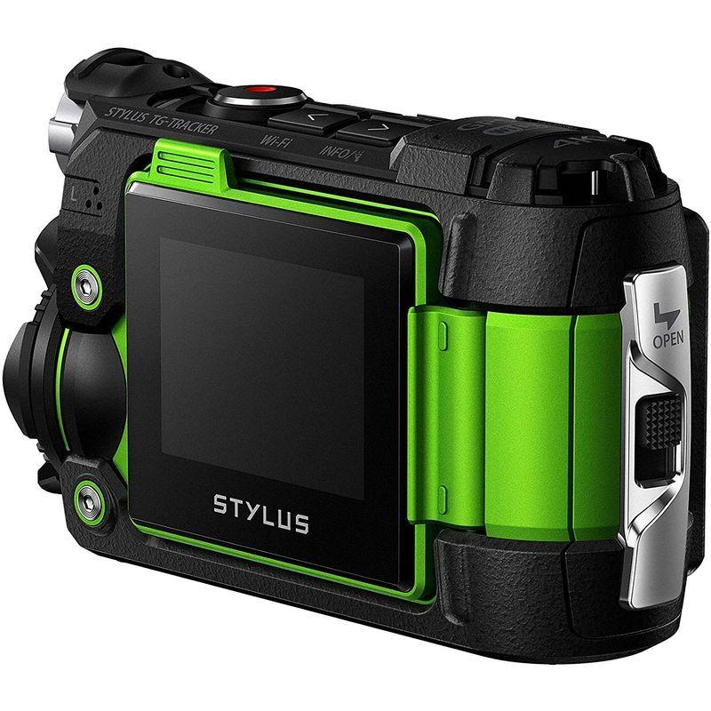 【タイムセール】 OLYMPUS アクションカメラ STYLUS TG-Tracker グリーン 防水性能30m 耐衝撃2.1m 耐荷重100kgf 防塵 耐 【IQY8174458098】(29159円)