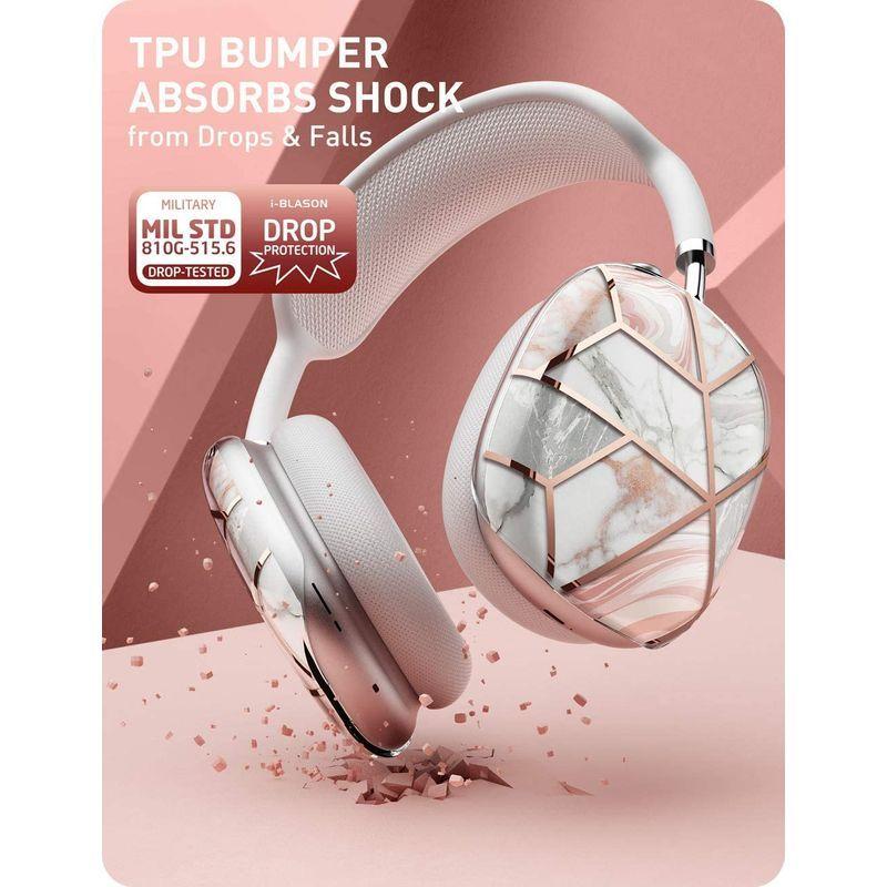 パーティを彩るご馳走やI-Blason AirPods Max 着脱簡単 マーブル MIL