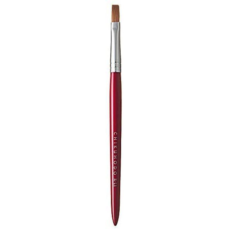 トレンドトレンドCHIKUHODO 熊野筆(化粧筆) 竹宝堂 レギュラーシリーズ リップブラシ イタチ RR-L1 赤ライン メイクブラシ メイクブラシ 竹宝堂 筆 メイクブラシ chikuhodo
