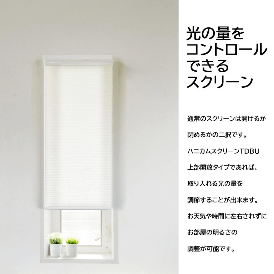 【最短翌営業日発送】ハニカムブラインド オーダー 断熱 コードレス セーブ２上部開放タイプ 幅91- 120ｘ丈122ｃｍ プリーツ スクリーン_2