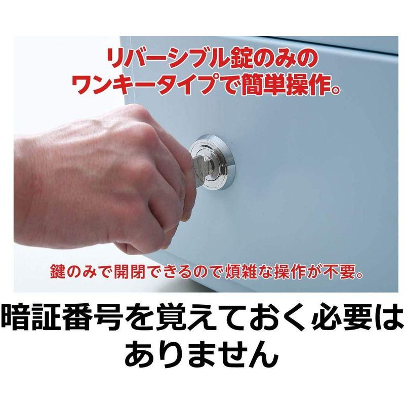 日本アイエスケイ 金庫 ペールピンク 43.7×38.2×23.5cm 日本製 ワンキー式 耐火 家庭用 小型 A4ファイル対応 CPS-3