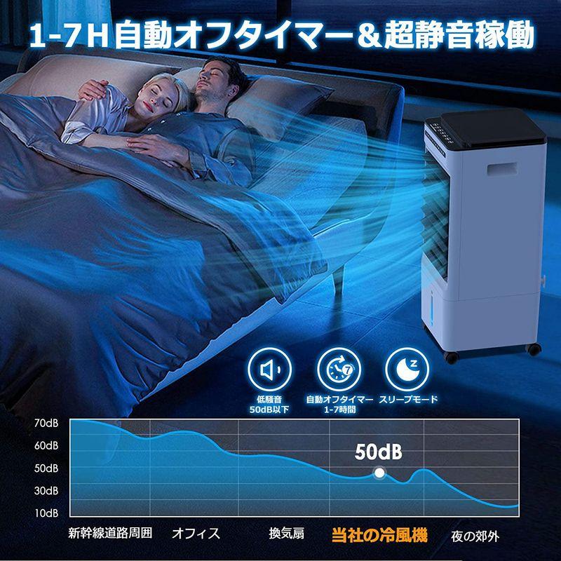 適当な価格冷風機 冷風扇 冷風扇風機 首振り 3段階風量 保冷パック4個