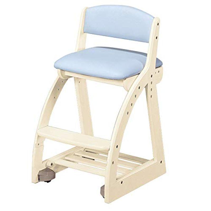 K0IZUMI(コイズミ学習机) 学習椅子 WW/ライトブルー サイズ：W413×D495?545×H750mm SH440・470・500