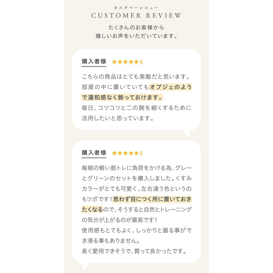 STEADY（ステディ） ダンベル 2個セット 飾れる コンパクト 強グリップ