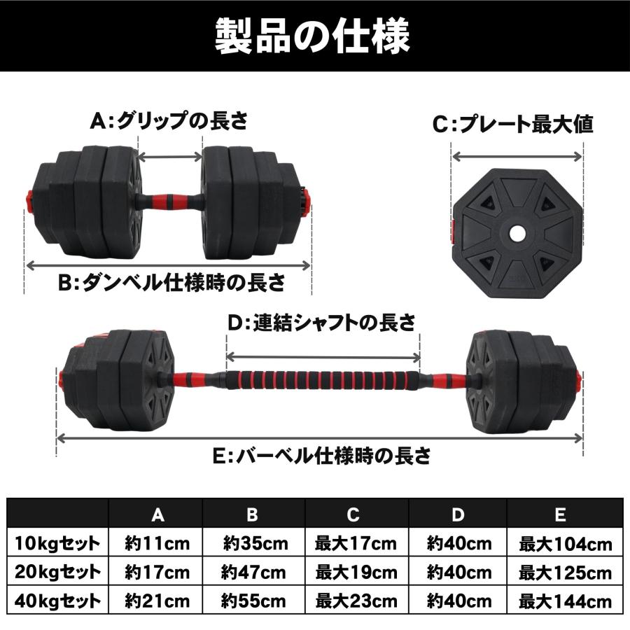 STEADY ダンベル 最新UXモデル ワンタッチロック採用 10kg×2 STEADY ダンベル 最新UXモデル ワンタッチロック採用 10kg×2
