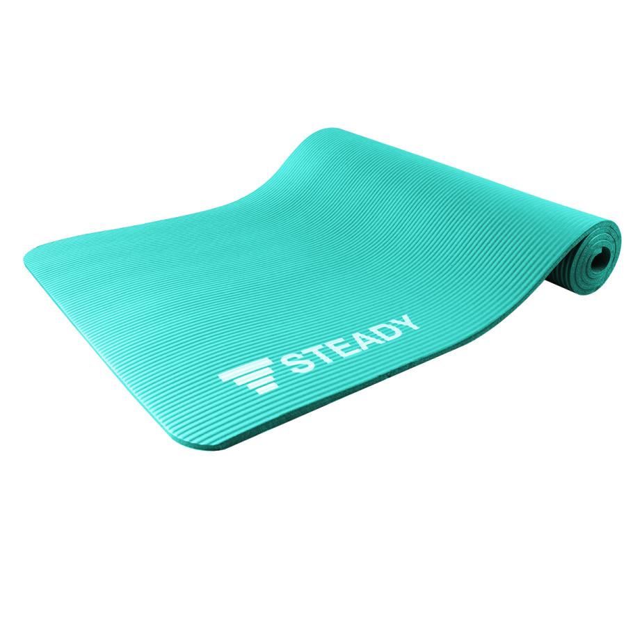 STEADY（ステディ） ヨガマット 厚さ10mm 高密度クッション 家庭用
