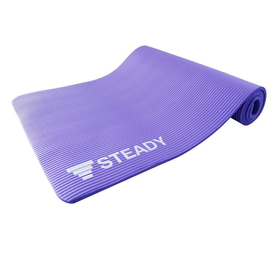 STEADY（ステディ） ヨガマット 厚さ10mm 高密度クッション 家庭用