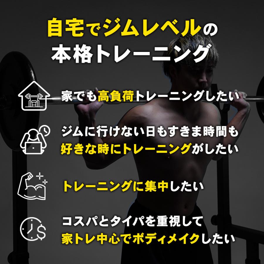 STEADY（ステディ） バーベルスタンド バーベルラック 耐荷重360kg 高