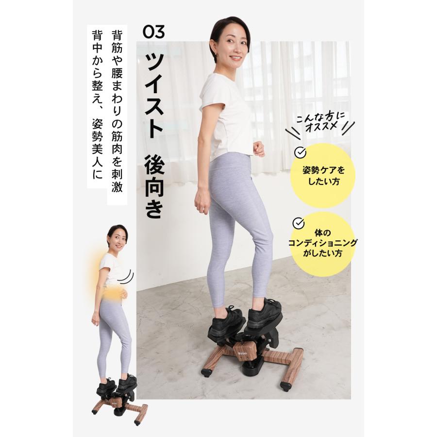 STEADY（ステディ） ツイストステッパー ステッパー 静音 3WAY 家庭用