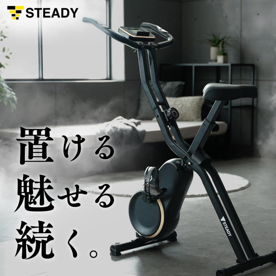 フィットネスバイク フィットネスバイク 家庭用 折りたたみ 静音 連続100分 365日保証