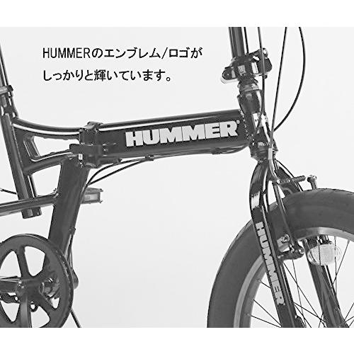 hummer ハマー fdb206fat-bike 20インチ 極太3.0タイヤ 折りたたみ式 迫力ある自転車 シマノ製6段変速